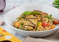 Bruschetta Tofu Protein Pasta Salad