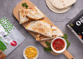 Protein Quesadillas with Black Bean Fettuccine