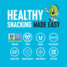 Load image into Gallery viewer, The Only Bean - Crunchy Roasted Edamame Beans (Variety) - Keto Snack, High Protein, Healthy Snacks, Low Carb, Gluten-Free & Vegan (4.0oz) (5 Pack)