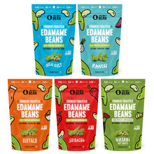 Load image into Gallery viewer, The Only Bean - Crunchy Roasted Edamame Beans (Variety) - Keto Snack, High Protein, Healthy Snacks, Low Carb, Gluten-Free & Vegan (4.0oz) (5 Pack)