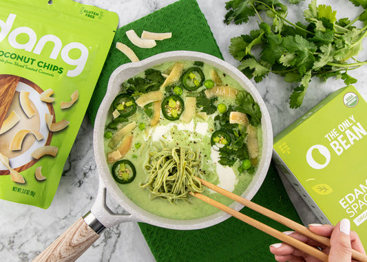 Thai Coconut Curry with Edamame Pasta
