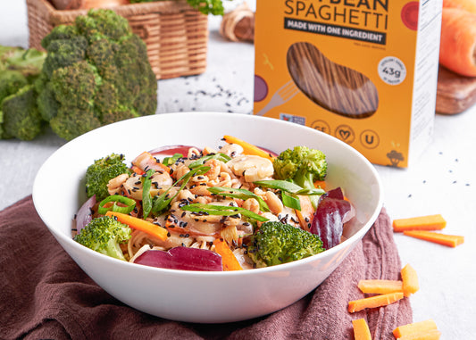 High Protein Sesame Noodles