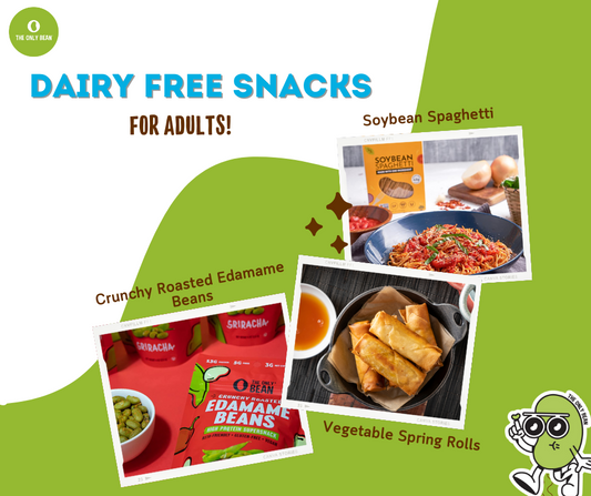 dairy free snacks for adults - storebought and recipes