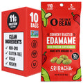 The Only Bean - Crunchy Roasted Edamame Beans (Sriracha) - Keto Snack, High Protein, Healthy Snacks, Low Carb, Gluten-Free & Vegan (0.9oz) (10 Pack)