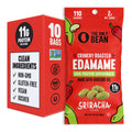 Only Snacks - Crunchy Roasted Edamame - 0.9oz Bags, 10 Pack