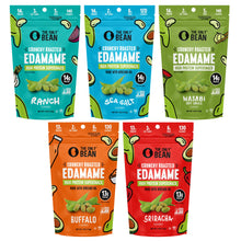 Load image into Gallery viewer, The Only Bean - Crunchy Roasted Edamame Beans (Variety) - Keto Snack, High Protein, Healthy Snacks, Low Carb, Gluten-Free &amp; Vegan (4.0oz) (5 Pack)
