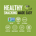 The Only Bean - Crunchy Roasted Edamame Beans (Wasabi Soy Sauce) - Keto Snack, High Protein, Healthy Snacks, Low Carb, Gluten-Free & Vegan (0.9oz) (10 Pack)