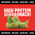 The Only Bean - Crunchy Roasted Edamame Beans (Sriracha) - Keto Snack, High Protein, Healthy Snacks, Low Carb, Gluten-Free & Vegan (0.9oz) (10 Pack)