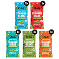 The Only Bean - Crunchy Roasted Edamame Beans (Variety) - Keto Snack, High Protein, Healthy Snacks, Low Carb, Gluten-Free & Vegan (0.9oz) (45 Pack)