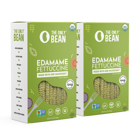 Organic Edamame Fettuccine Bean Pasta (Multiple Pack Sizes Available)