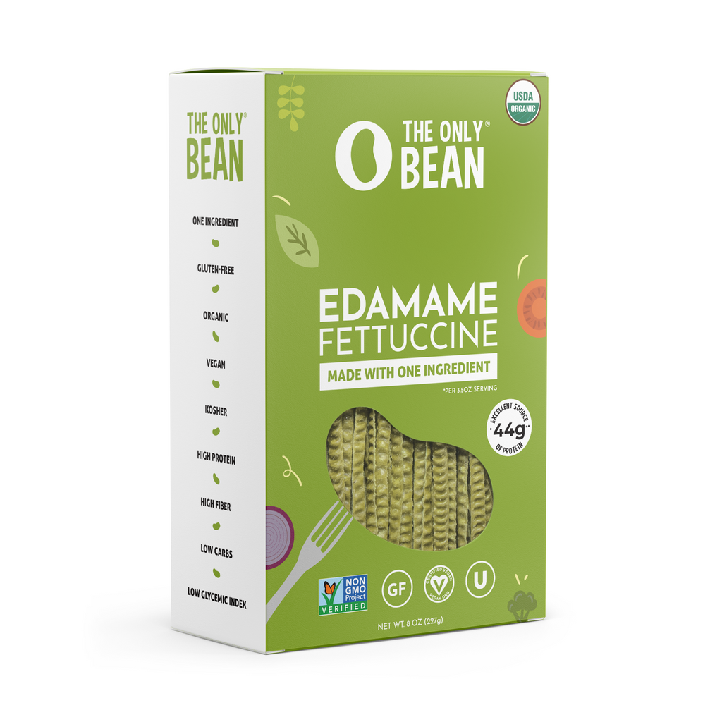 Organic Edamame Fettuccine Bean Pasta (Multiple Pack Sizes Available)