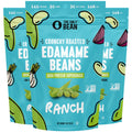 The Only Bean - Crunchy Roasted Edamame Beans (Ranch) - Keto Snack, High Protein, Healthy Snacks, Low Carb, Gluten-Free & Vegan (4.0oz) (3 Pack)