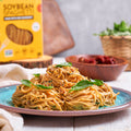 Organic Bean Pasta Variety Pack - Soy, Edamame, & Black Bean Spaghetti / Fettuccine (6 Pack)